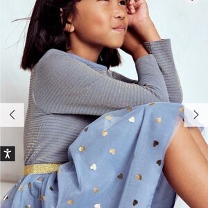 Mini Boden Twirly Tulle Mix Dress